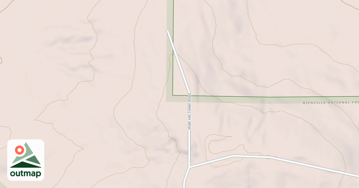Map of USFS National Forest System Roads {E7186850-8C93-444E-9E66-96FACD20E2B4}