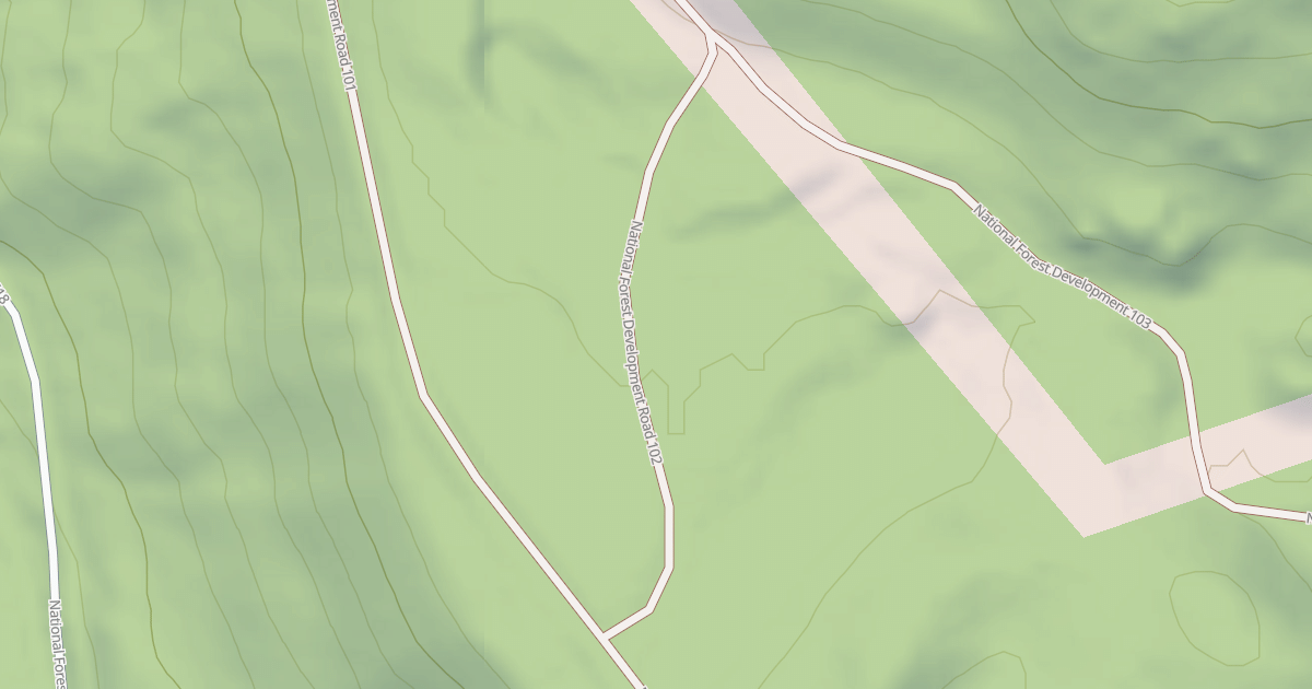 Map preview of USFS Motor Vehicle Use Map Roads {0E59A09C-B644-439A-A8AE-6D60D2D307DE}