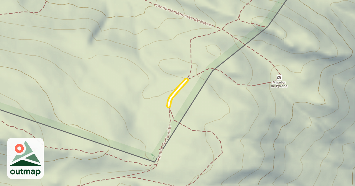 Map of Senda de Camille