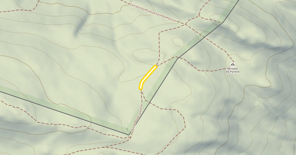 Map preview of Senda de Camille