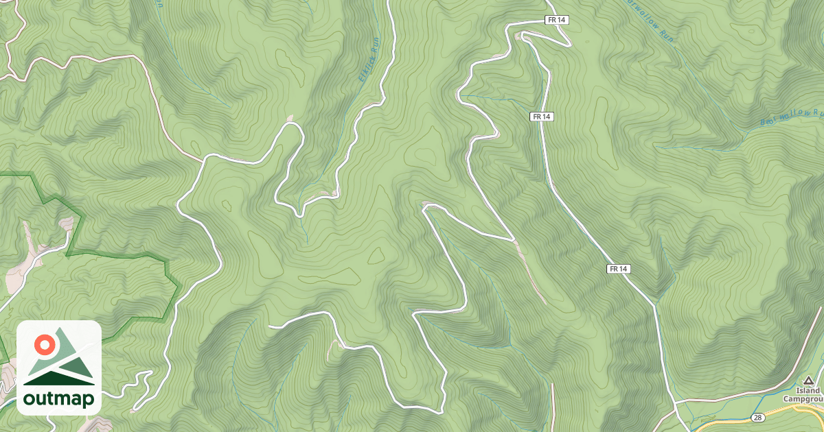 Map of BURNER MTN