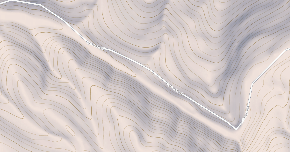Map preview of DRY CREEK ROAD