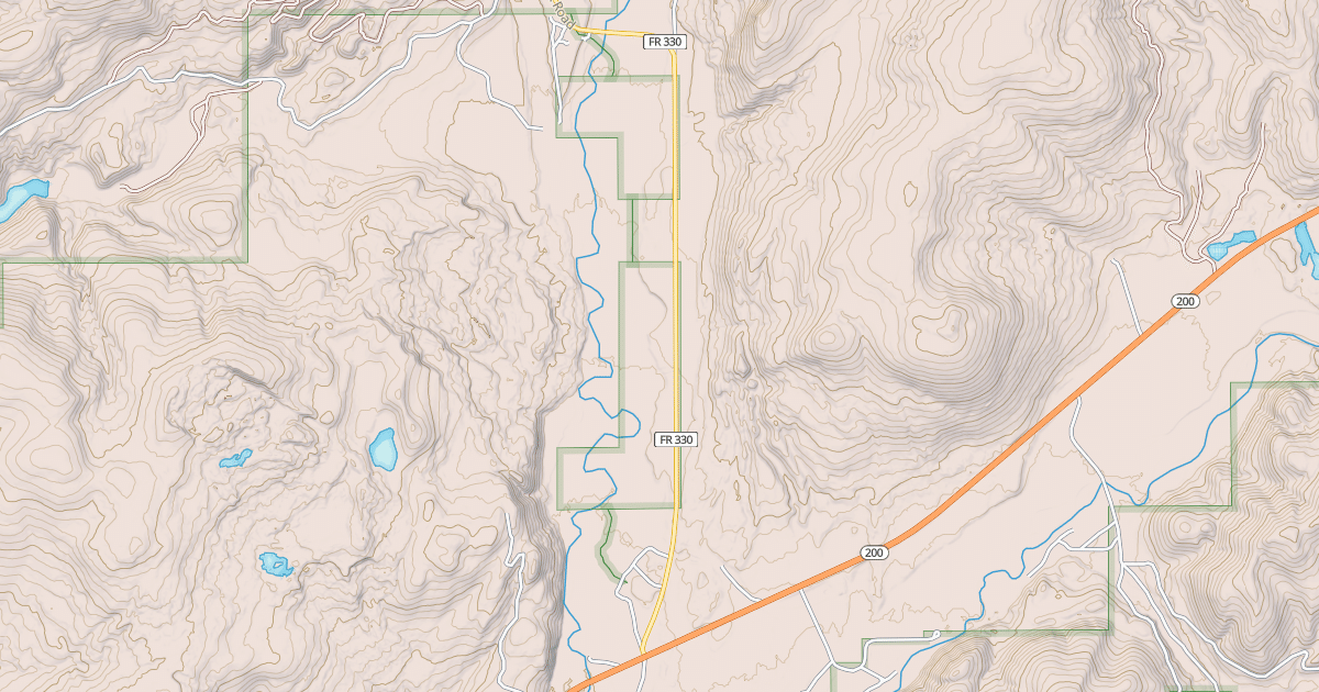 Map preview of COPPER CREEK
