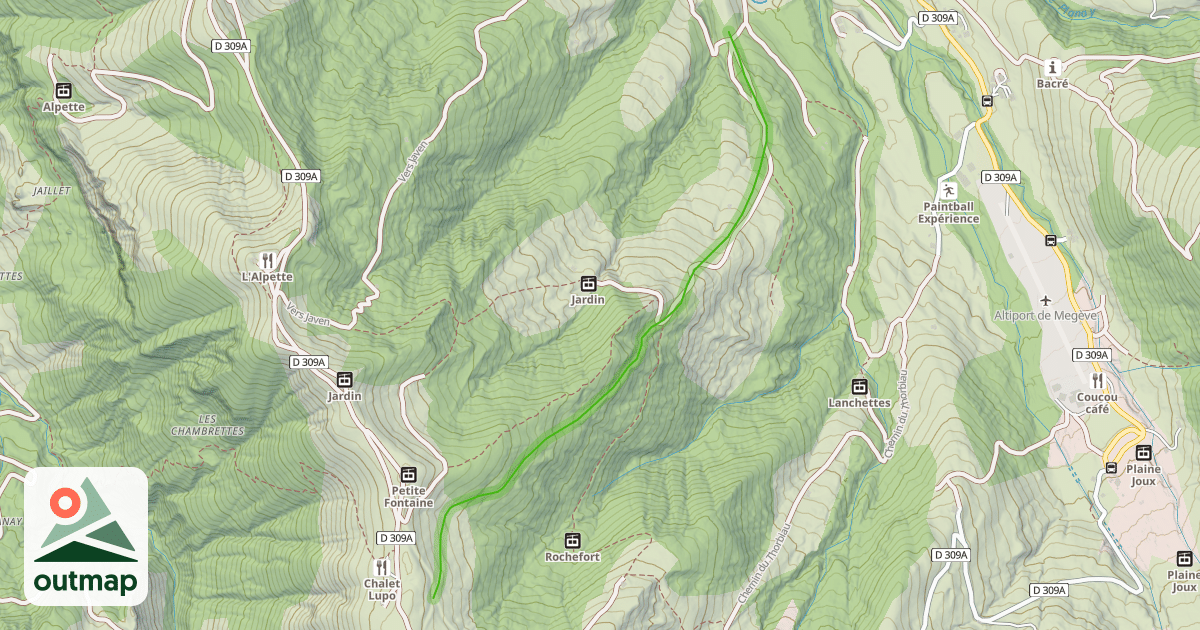 Map of Jardin