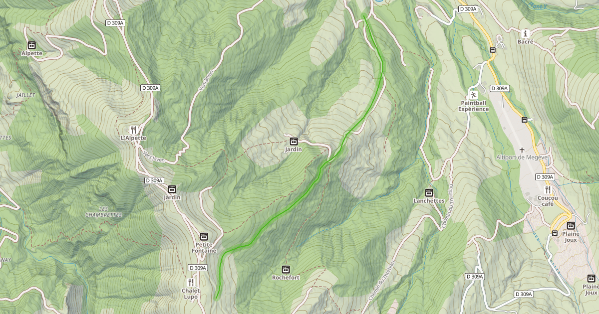 Map preview of Jardin