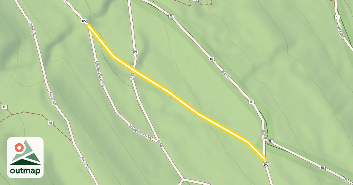 Map of Banff