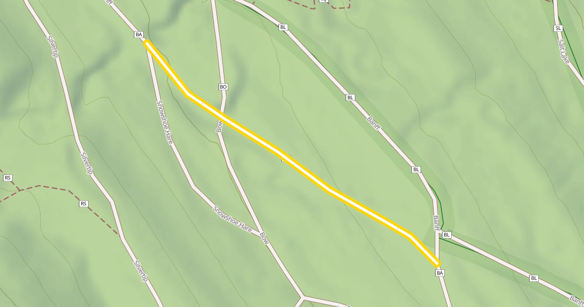 Map preview of Banff