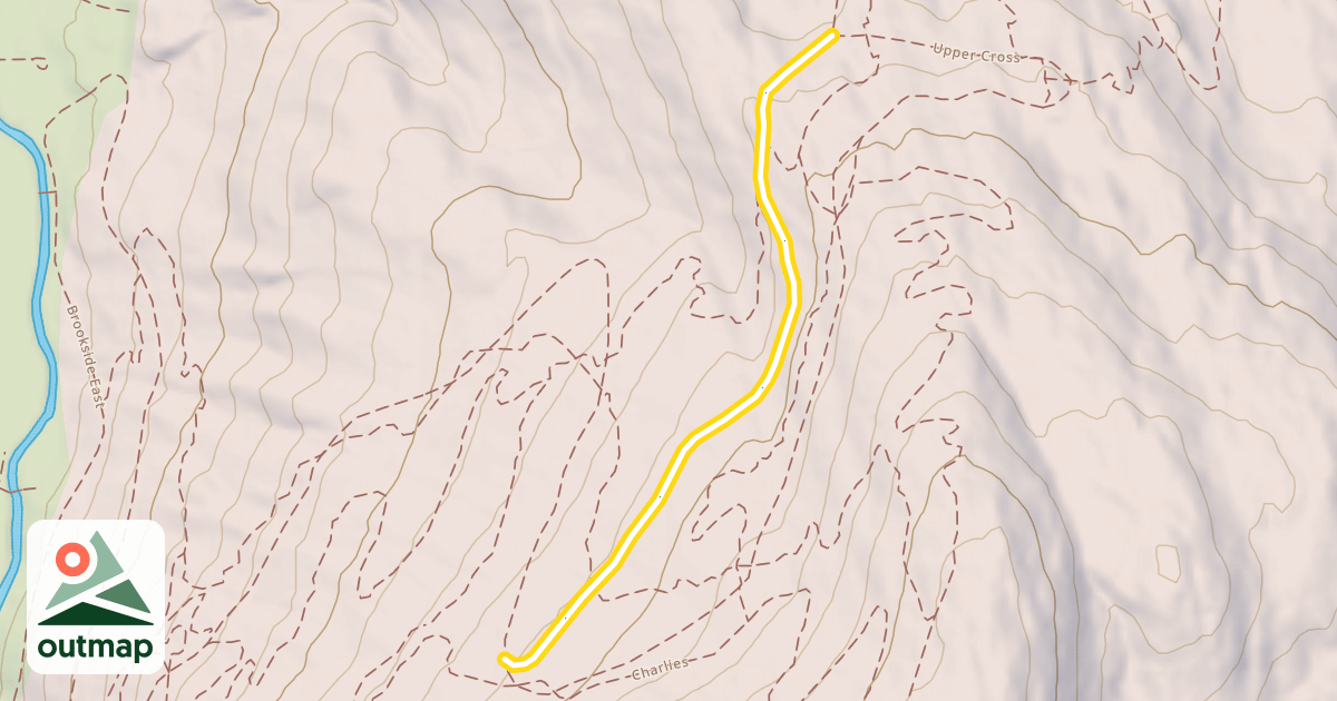 Map of Mount Peg Trail