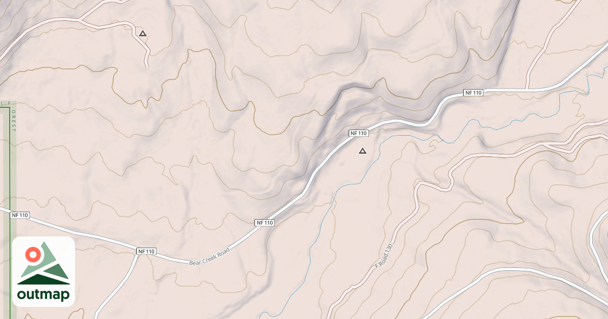 Map of BEAR CREEK