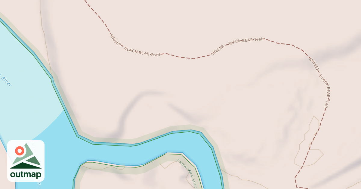 Map of Miller-Black Bear Trail