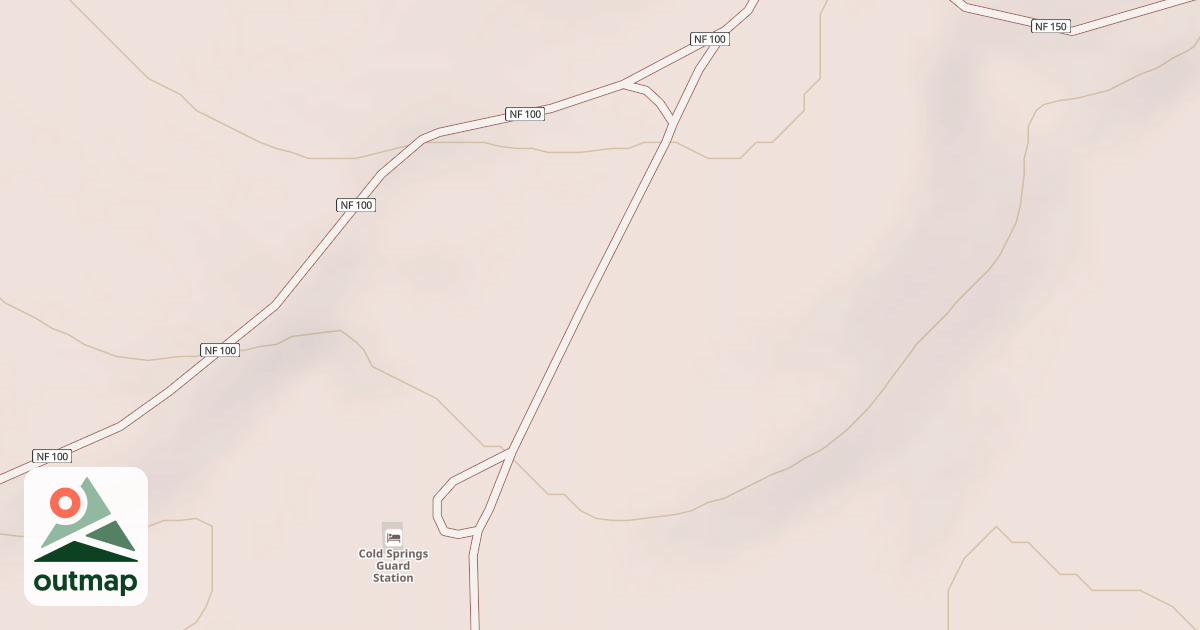 Map of COLD SPRING GUARD STATION