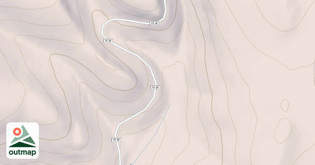 Map of USFS Motor Vehicle Use Map Roads {71712C7A-3770-4461-B99C-973CA0B3BEB7}