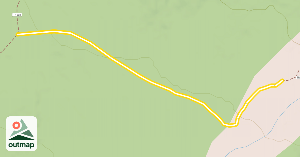 Map of Kalama Ski Trail