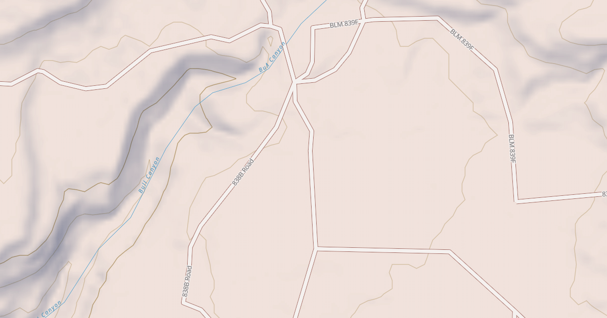 Map preview of BLM National GTLF Public Motorized Roads a5015170-0036-454c-a40a-56ec181cf8a2