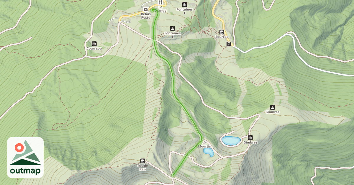 Map of Boutève