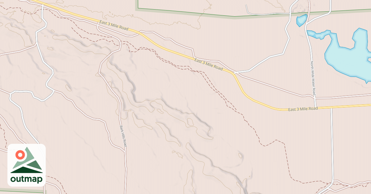 Map of Little Manistee Motorcycle Trail