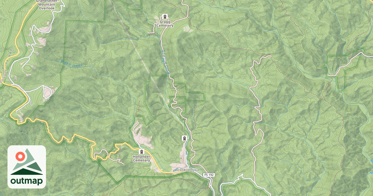 Map of ROSEBORO GRAGG