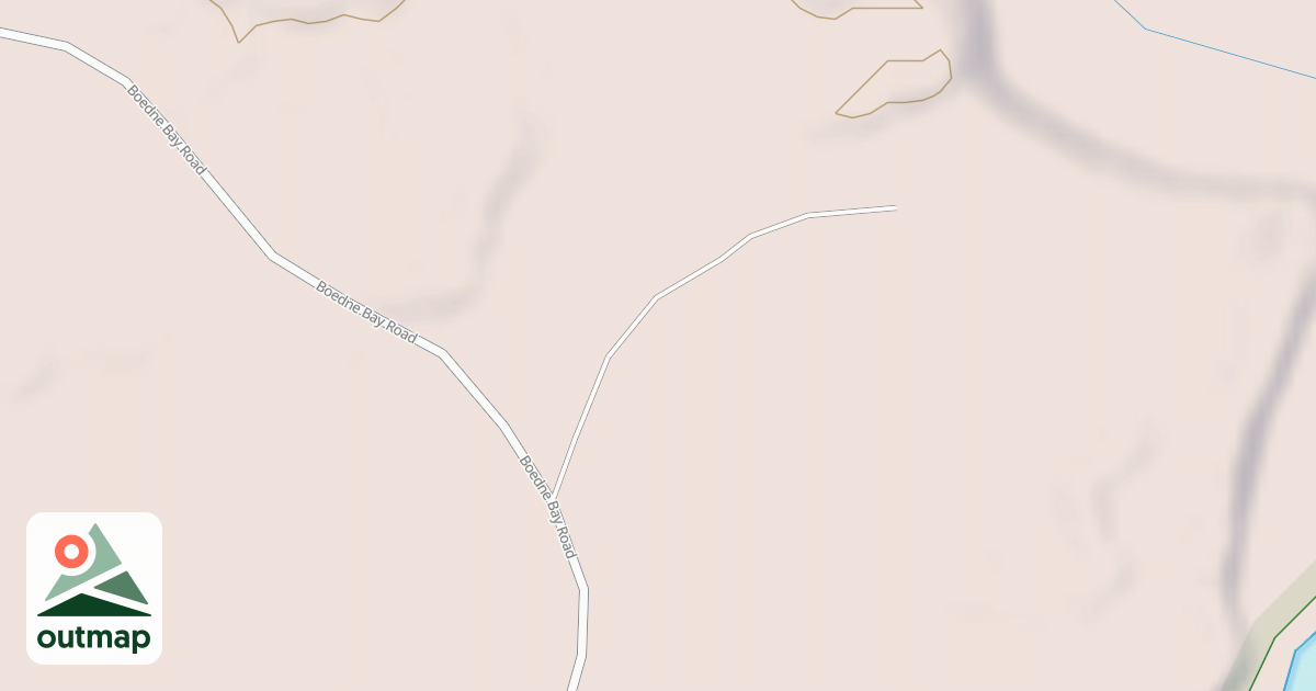 Map of BOEDNE BAY SPUR B