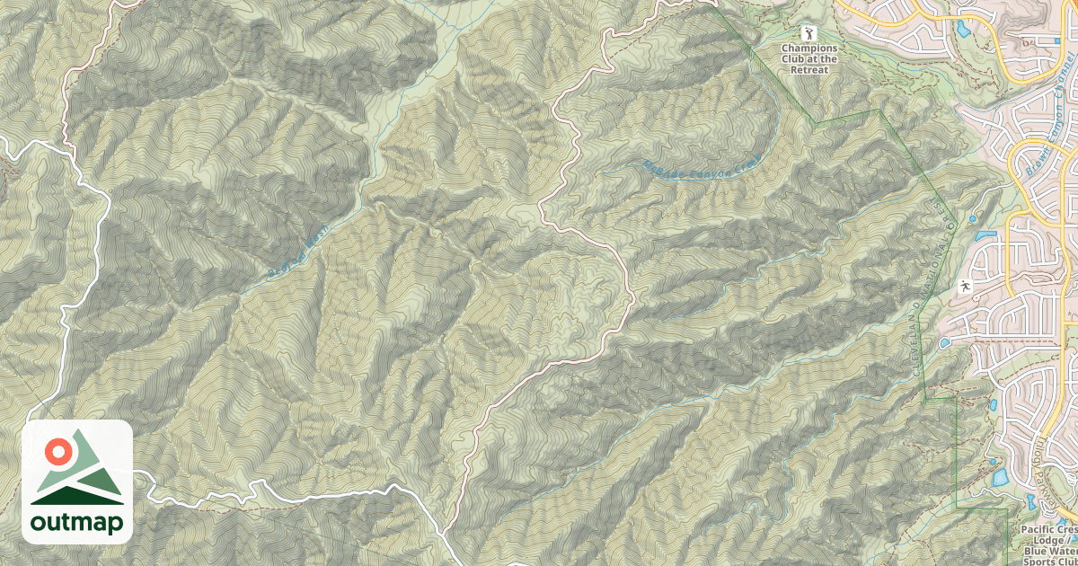 Map of BEDFORD RIDGE