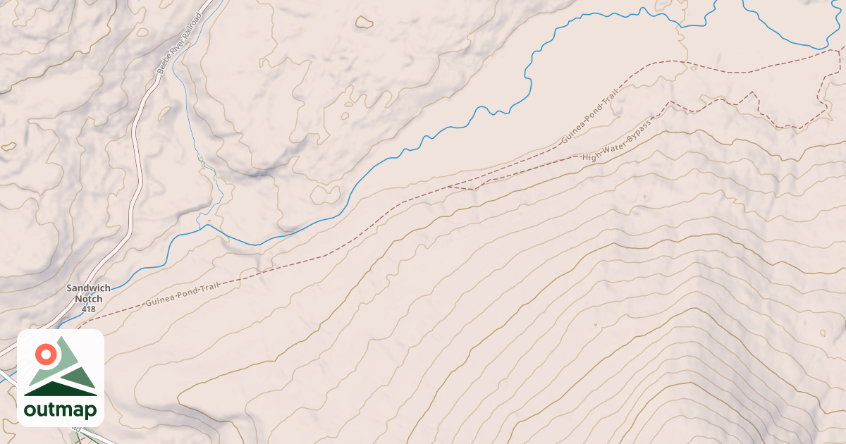 Map of Guinea Pond Trail
