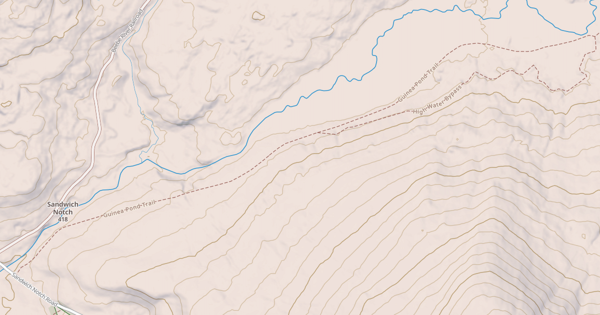 Map preview of Guinea Pond Trail