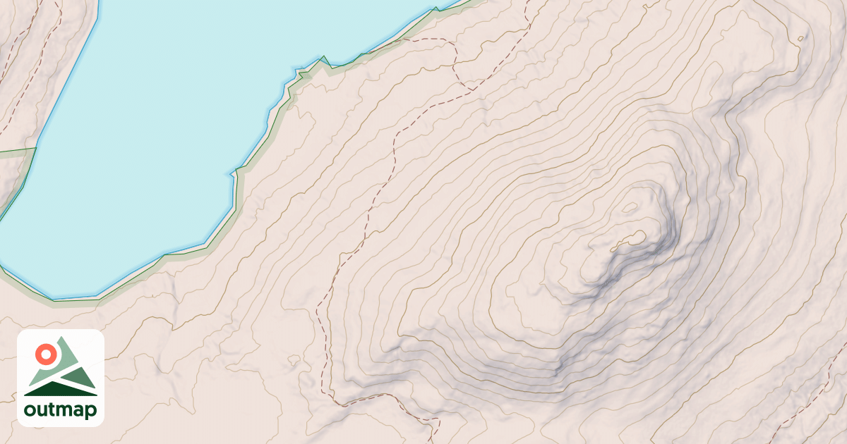 Map of Douglas Mountain Loop 2