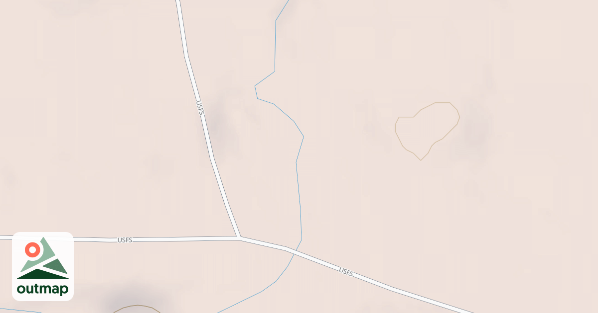Map of Twin Lakes Road