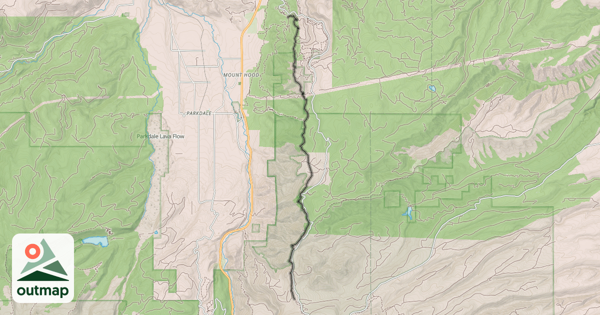 Map of Surveyor's Ridge Trail #688