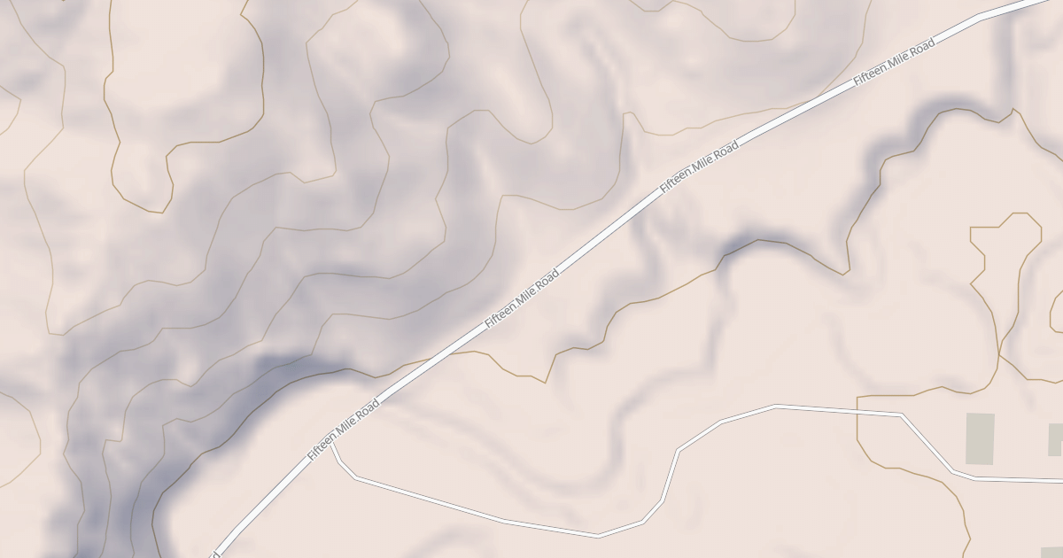 Map preview of FIFTEEN MILE