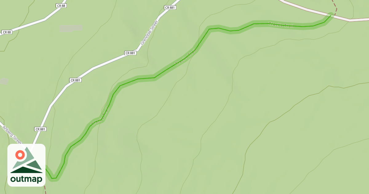 Map of Traci's Trail