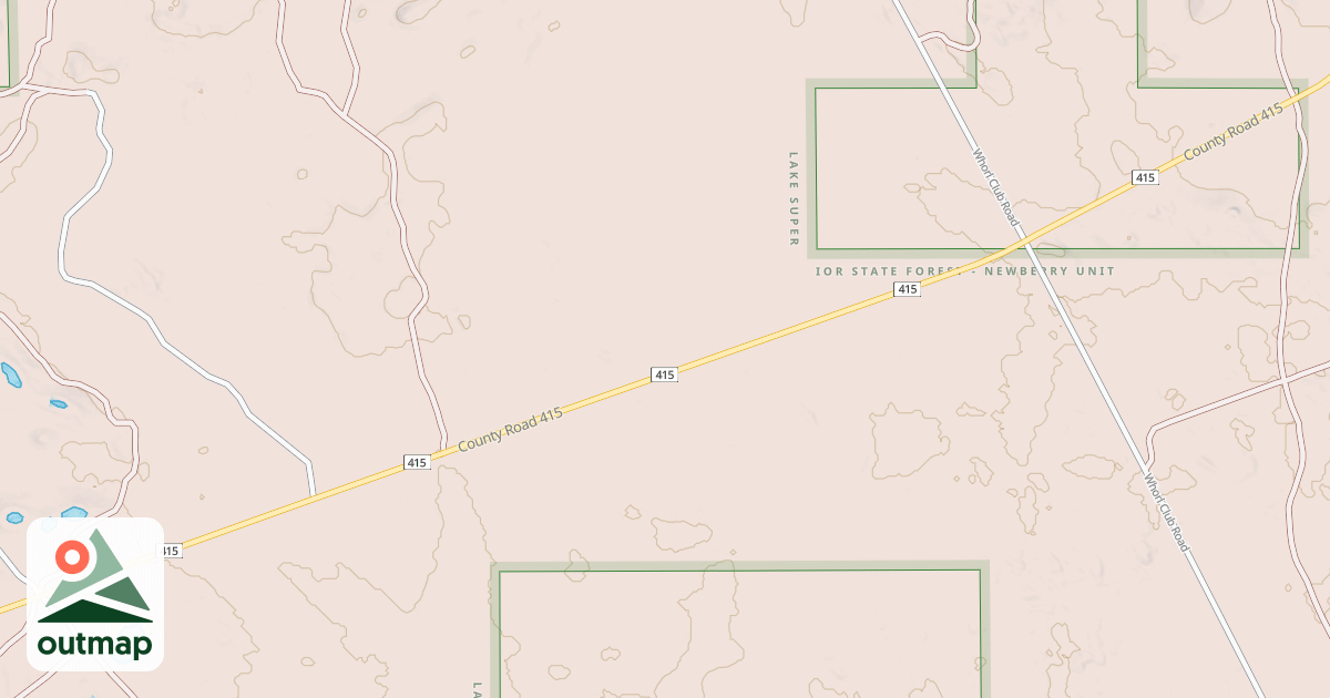 Map of Up498