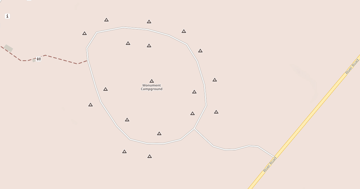Map preview of MONUMENT CAMPGROUND
