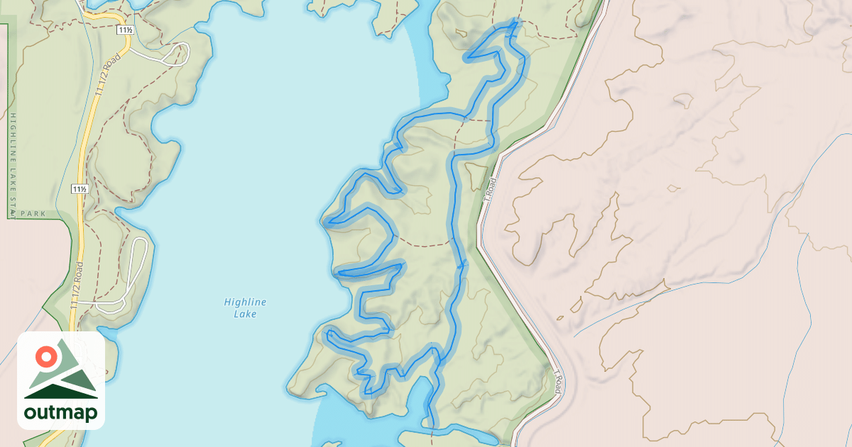 Map of East Bluffs Loop Trail