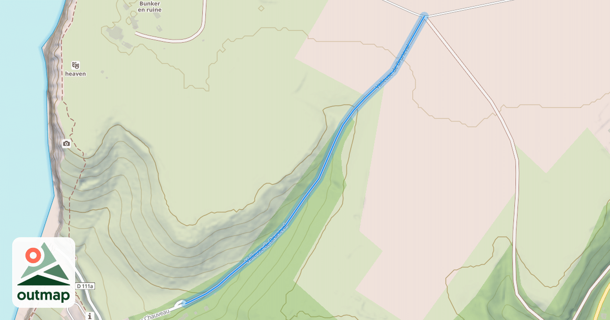 Map of Valleuse de Bruneval
