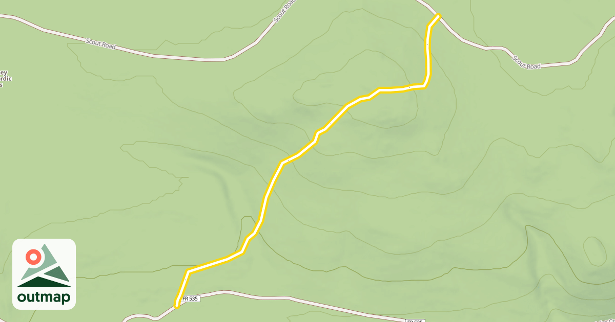 Map of Lodgepole Loop