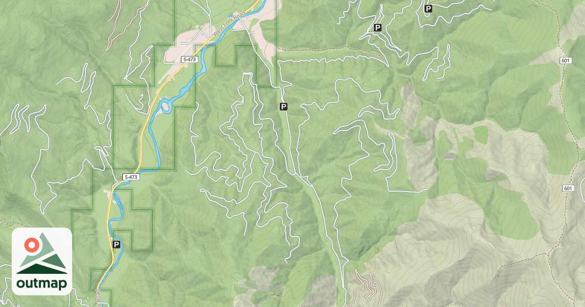 Map of (FDR) PIQUETT CREEK