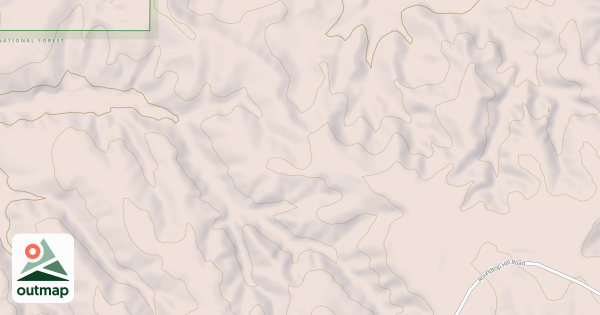 Map of USFS National Forest System Roads {FC349EE2-C298-4C19-BAB3-7540AA80A180}