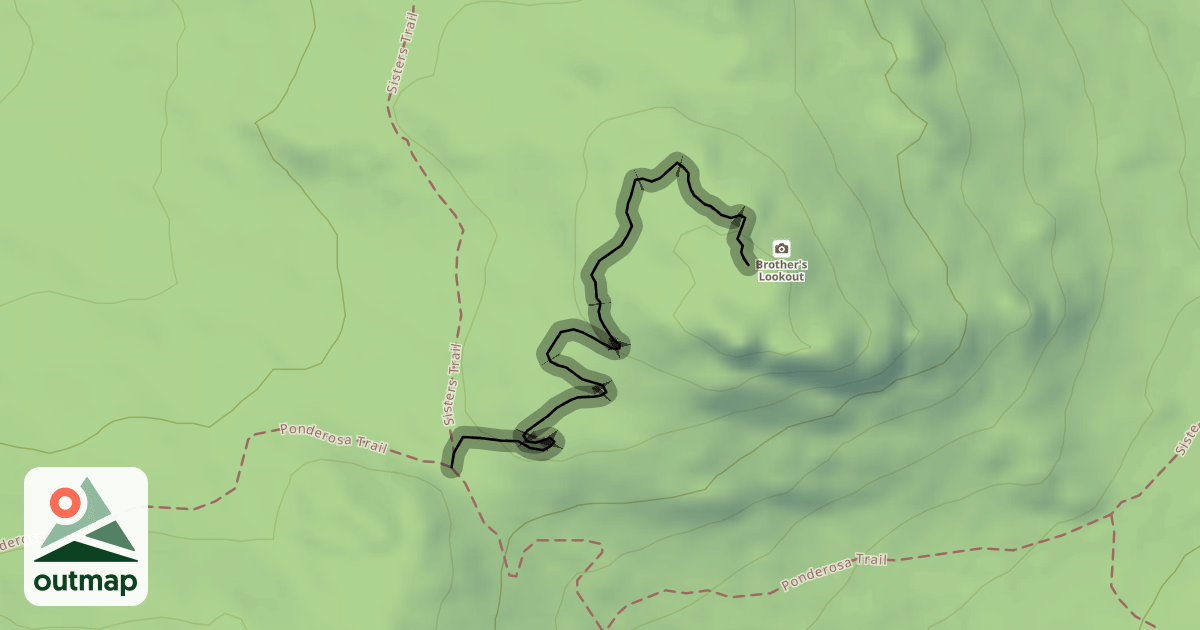 Map of Brothers Trail