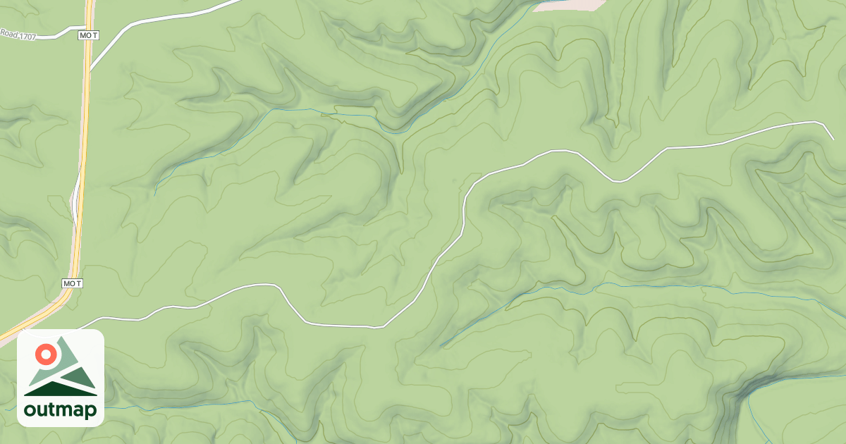 Map of CORN CREEK