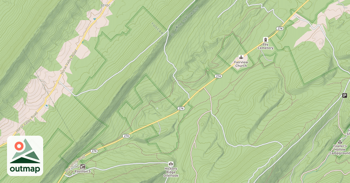 Map of Iron Horse Trail