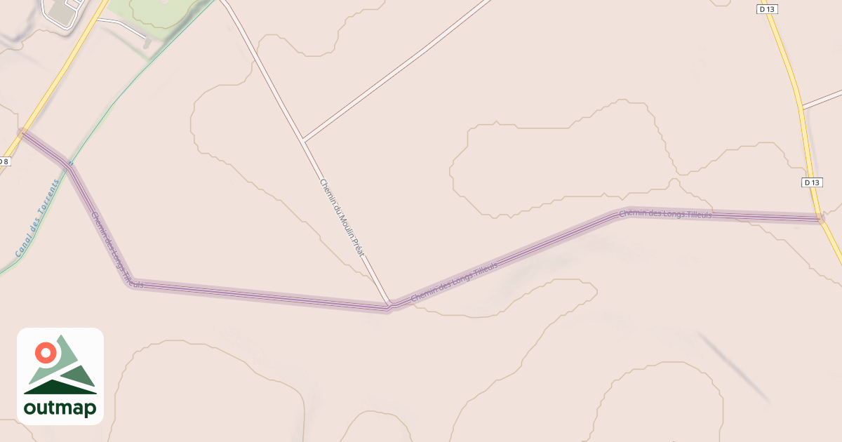 Map of Chemin des Longs Tilleuls