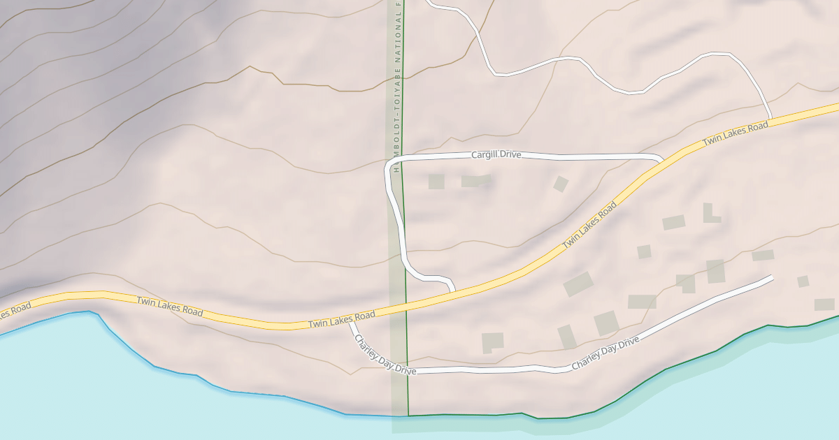 Map preview of AVALANCHE WAY ROAD