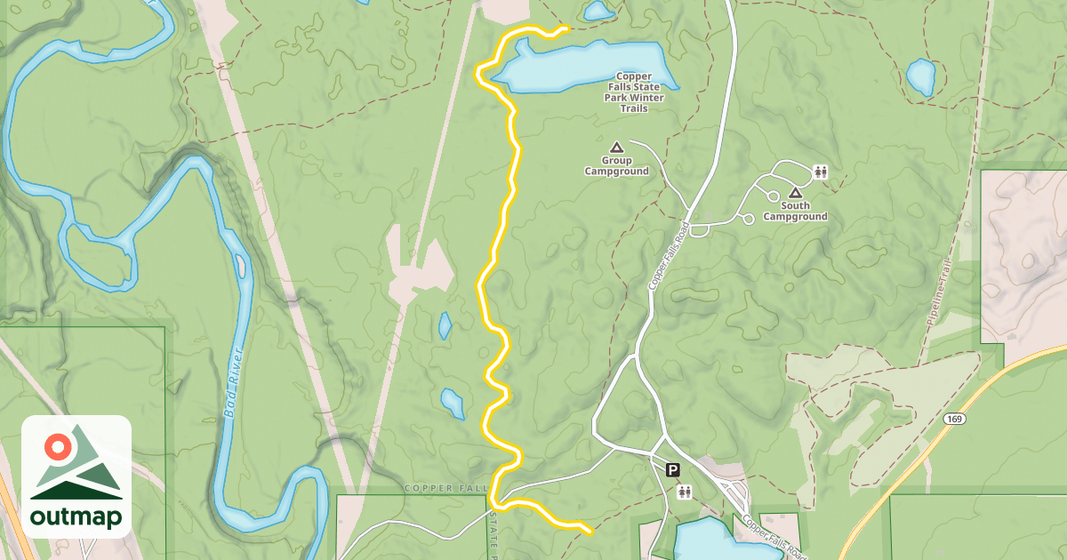 Map of Pipeline Trail
