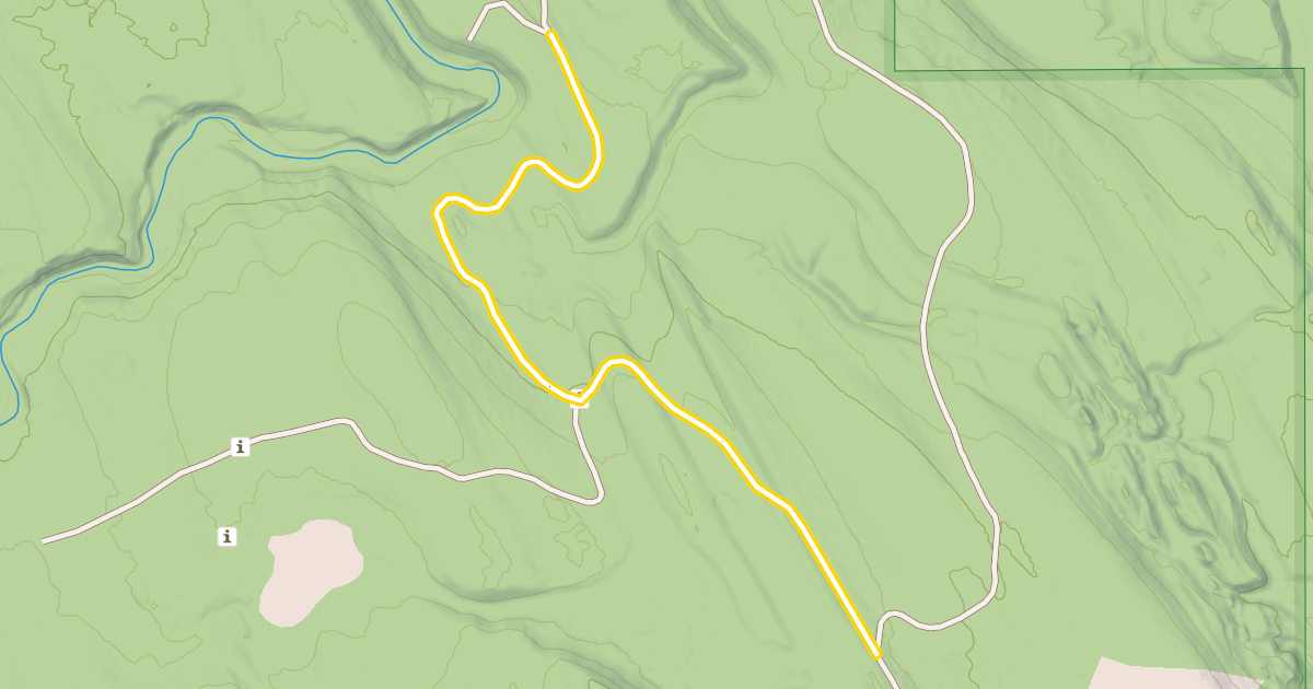 Map preview of National Forest Development Road 2916
