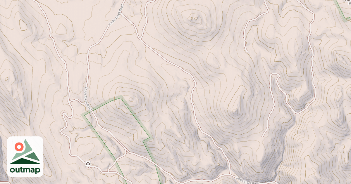 Map of CASTLE CREEK BR 1C