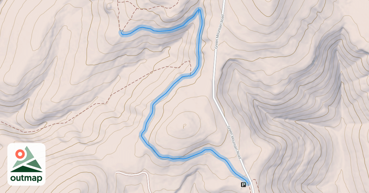 Map of Bald Scrappy Exit