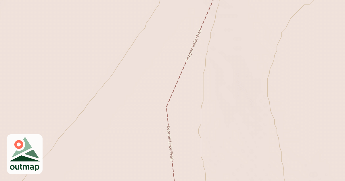 Map of Copper Lake Trail