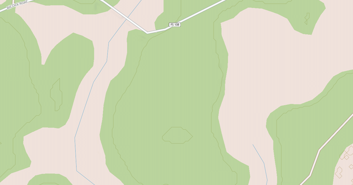 Map preview of USFS National Forest System Roads {4A02CBA9-19C5-41E2-AF29-E708CB3B258A}