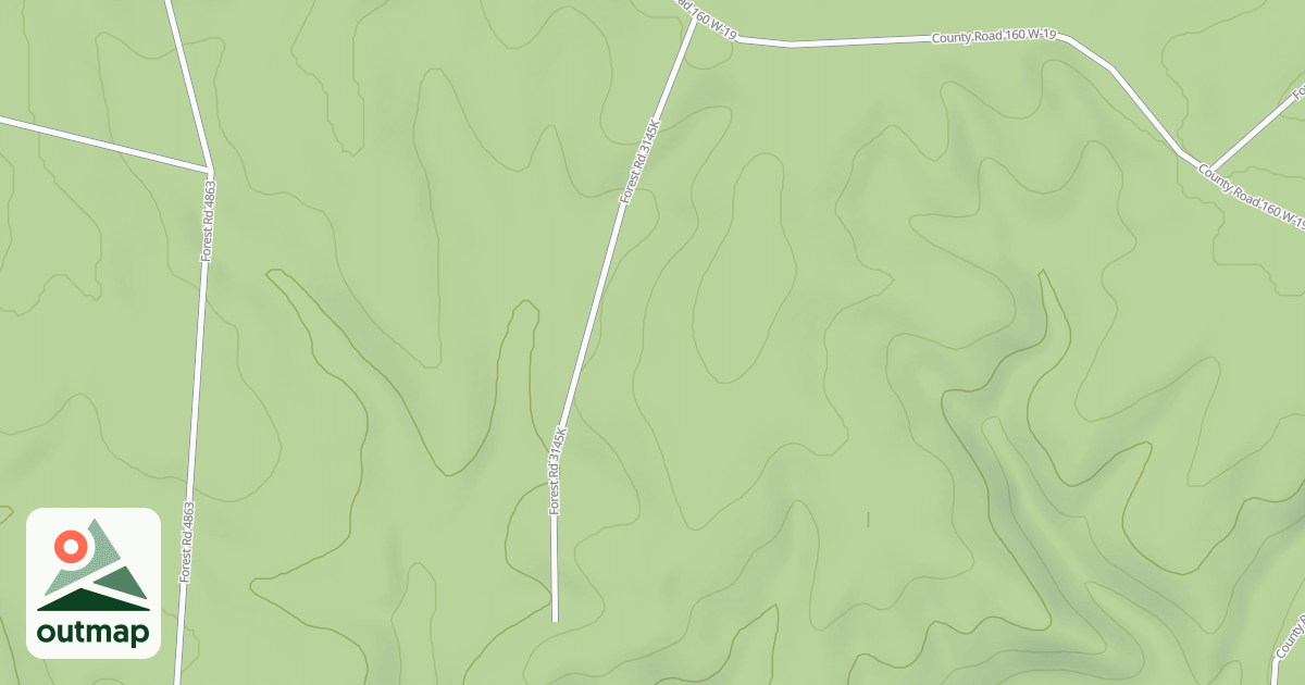 Map of TURKEY KNOB SPUR K