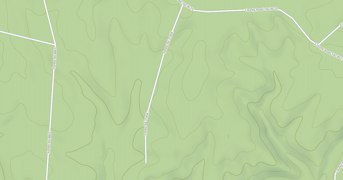 Map preview of TURKEY KNOB SPUR K